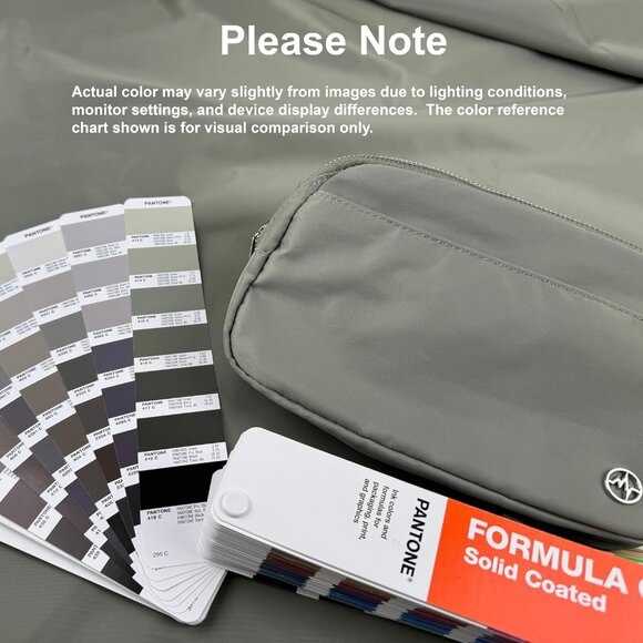 Grey Sage Water-Resistant Nylon Fanny Pack with 5 Zipper Pockets for Women - Picture 10 of 10